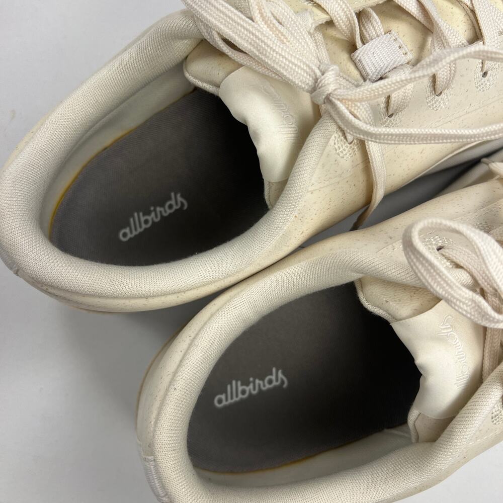 Allbirds Men’s Plant Pacer Sneaker Shoes Natural w/Blizzard White Sole Size 12 - Picture 6 of 14